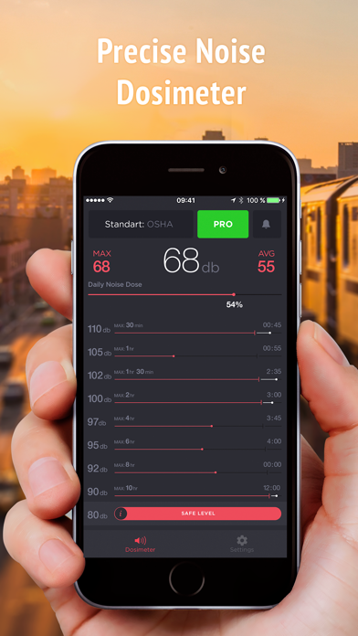 Screenshot #1 pour Noise Dosimeter NIOSH & OSHA