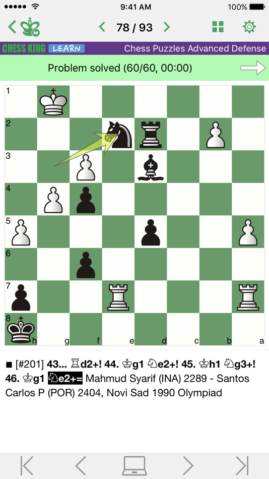 #1. Mate Escape. Chess Puzzles (iOS) 由: Chess King
