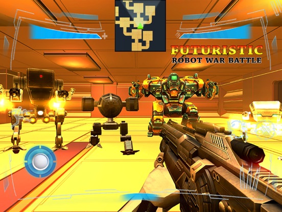 Futuristic Robot War Battle iPad screenshot