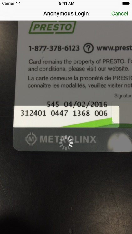 Pronto Checker for PRESTO Card