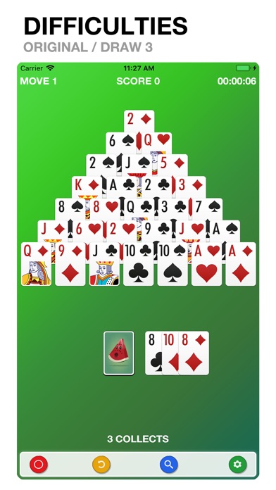 Pyramid Solitaire． screenshot 2