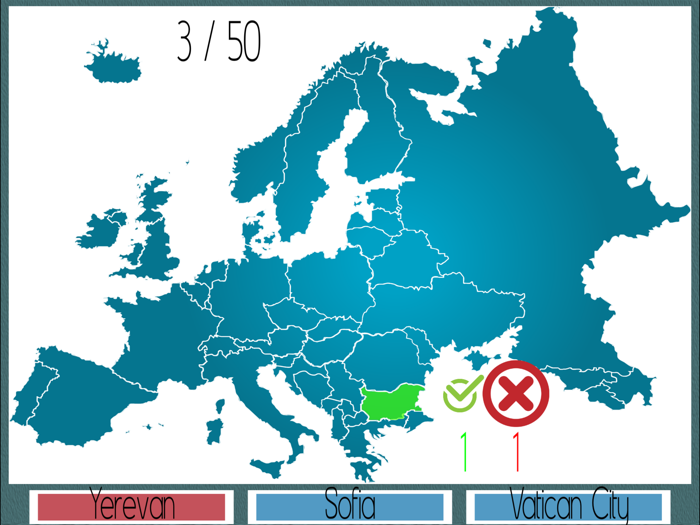 Europe Country Capital Find