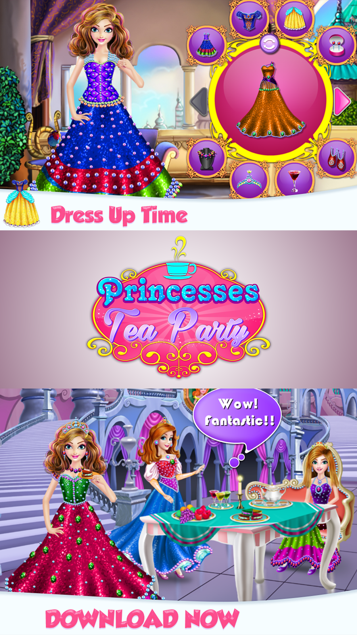 Princesses Tea Party screenshot 3