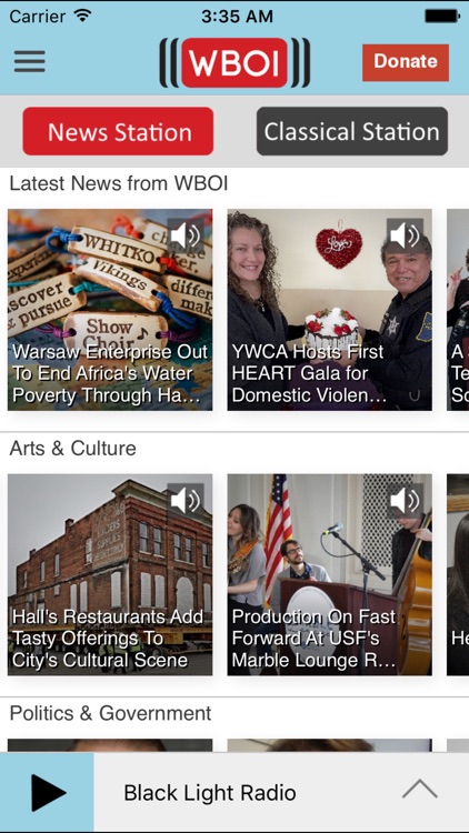 WBOI Public Radio App