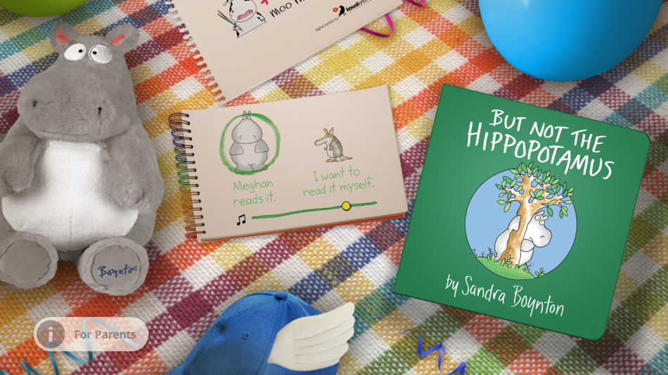 #1. But Not the Hippopotamus - Sandra Boynton (iOS) Podle: Loud Crow Interactive Inc.