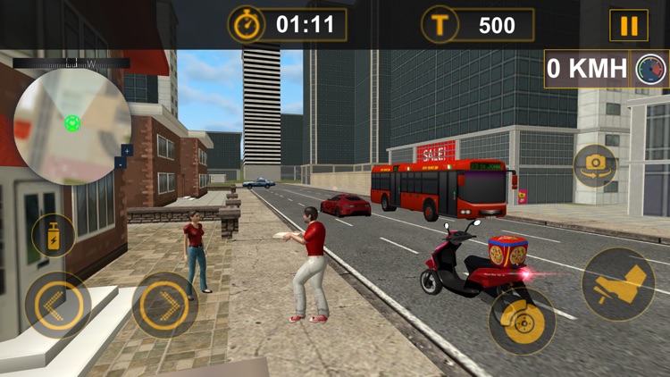 Moto Pizza Delivery Boy 3D screenshot-3