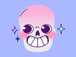 I hope these skull stickers are humerus enough for you ;P