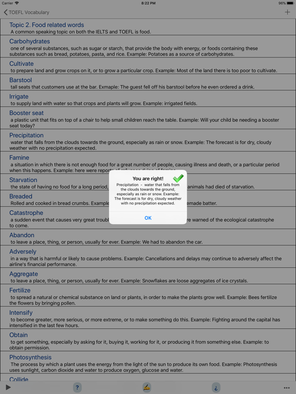 TOEFL Vocabulary Listening