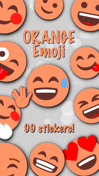 ORANGE Emoji • Stickers