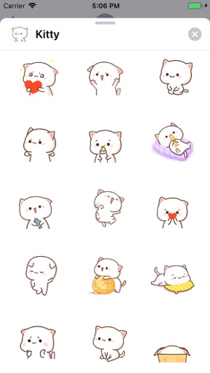 Kitty - Gif Cat Sticker Lovers