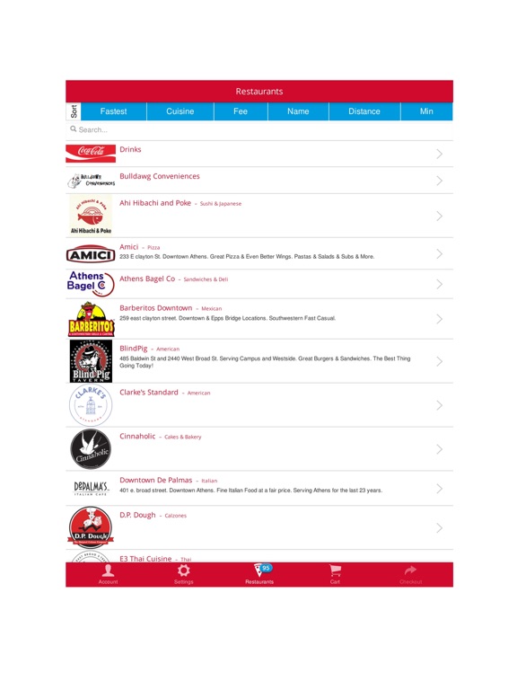 Screenshot #5 pour Bulldawg Food.com