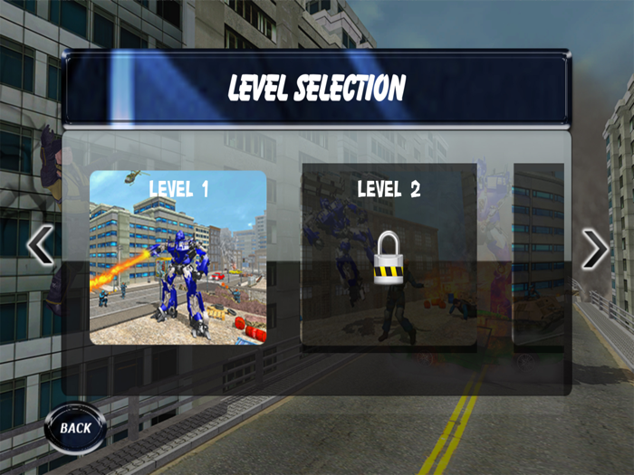 Future Flying City Robot