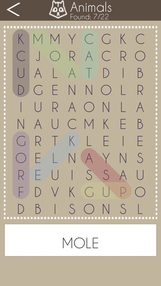 #4. Word Search – Find for hidden words (iOS) 由: Pocket School - Basic education to learn for adults & kids