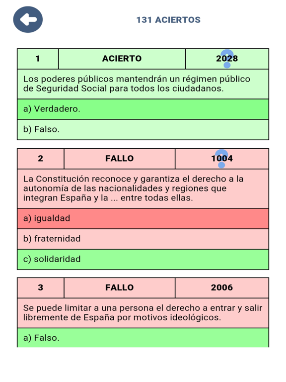 CCSE Nacionalidad Española iPad screenshot 7 - Education app