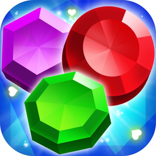 Jewel pop puzzle match 3 king icon