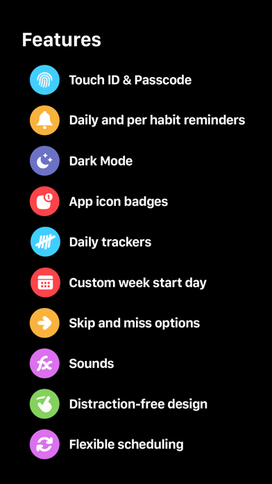 Habit List: track your goals and habits Screenshot 5