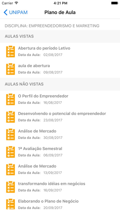 Portal do Aluno - UNIPAM screenshot-3