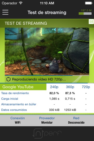 nPerf internet speed test screenshot 4