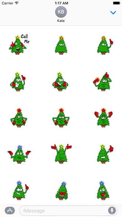 Twinkle Christmas Tree Sticker screenshot 2