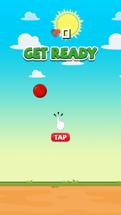 Flappy Red Ball - Tiny Flyingのおすすめ画像2