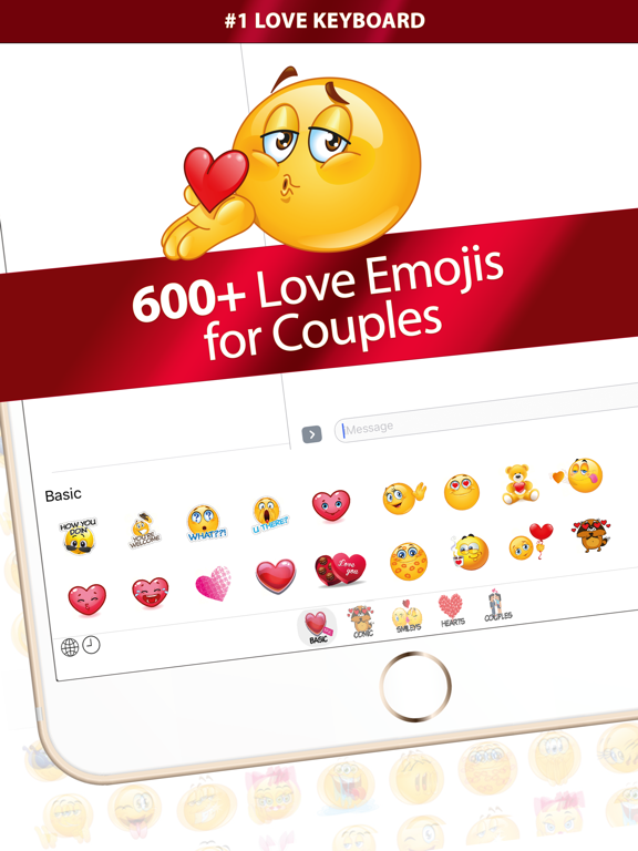 Screenshot #4 pour Love Emoji – Extra Emojis Keyboard