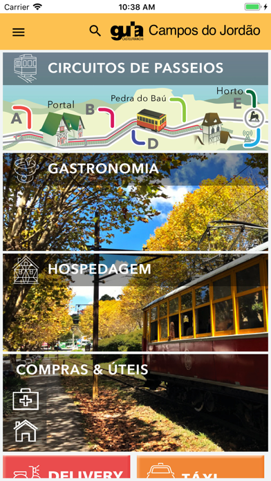 Guia Campos do Jordão iPhone screenshot 1 - Travel app