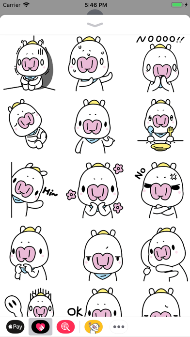 Screenshot #1 pour Sunny Pig Animated Stickers