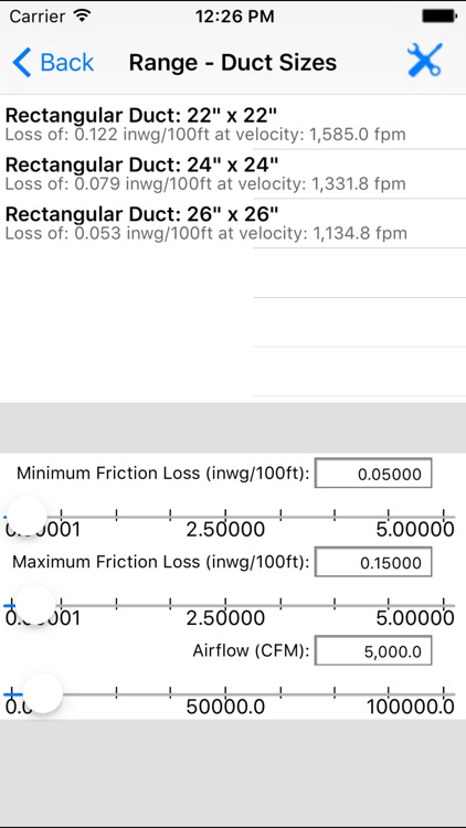 ASHRAE HVAC Duct Sizer screenshot-3