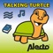 Met deze App kan contact worden gemaakt met de Alecto Talking Turtle