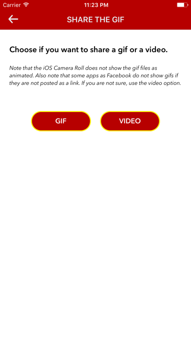 App screenshot