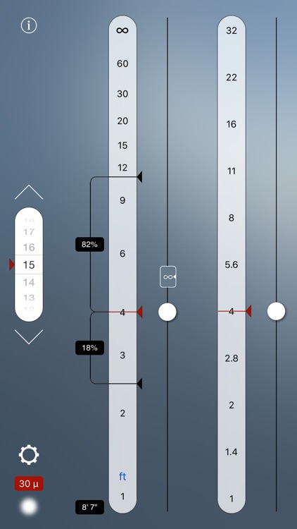 TrueDoF Depth of Field Calc