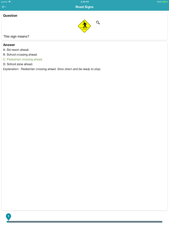 DMV Practice Test Pro iPad screenshot 8 - Education app