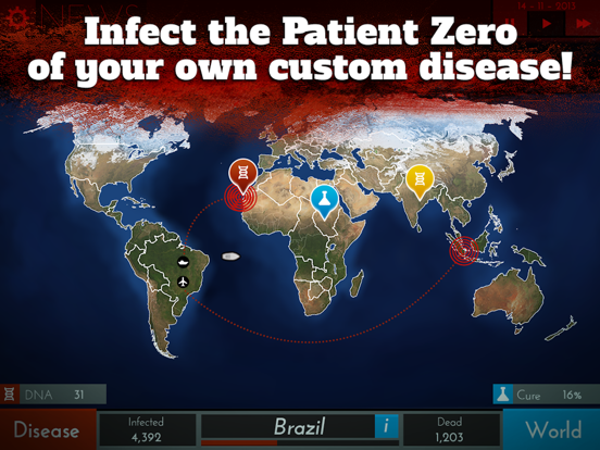 Infection Bio War iPad app afbeelding 1