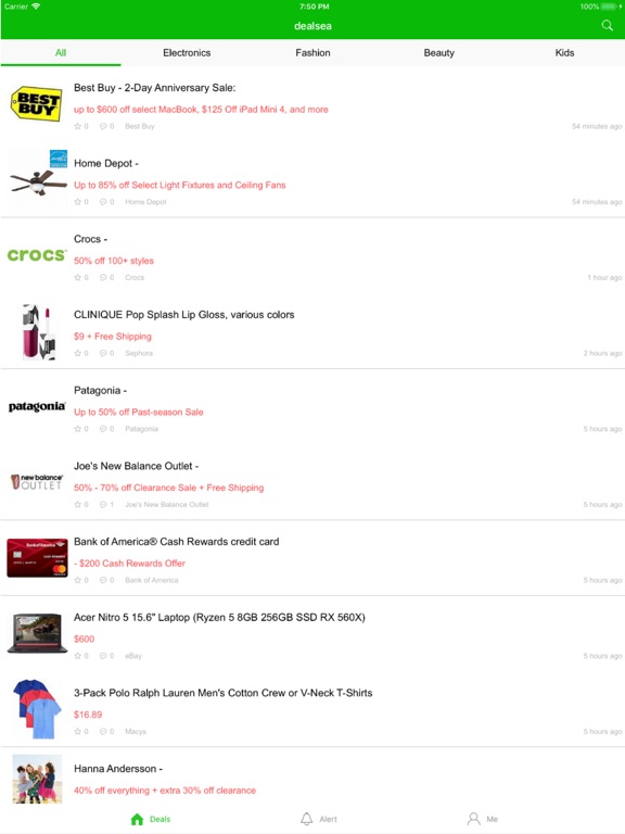 Screenshot #4 pour dealsea deals