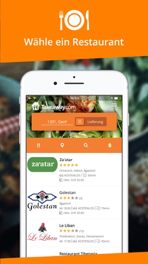 Takeaway.com - Schweiz(圖2)-速報App