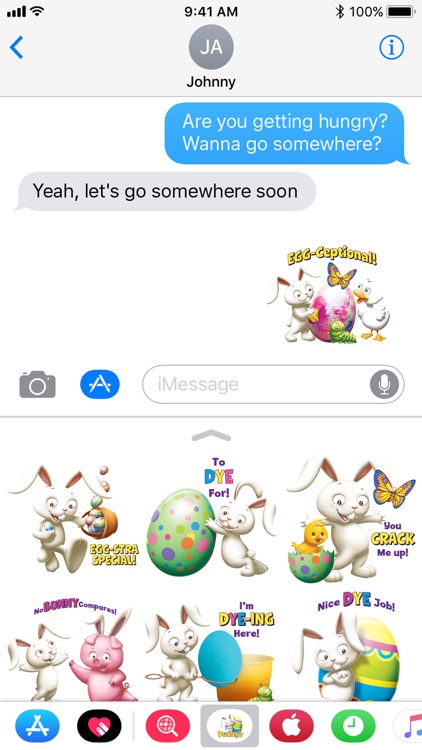 Dudley's Easter Stickers