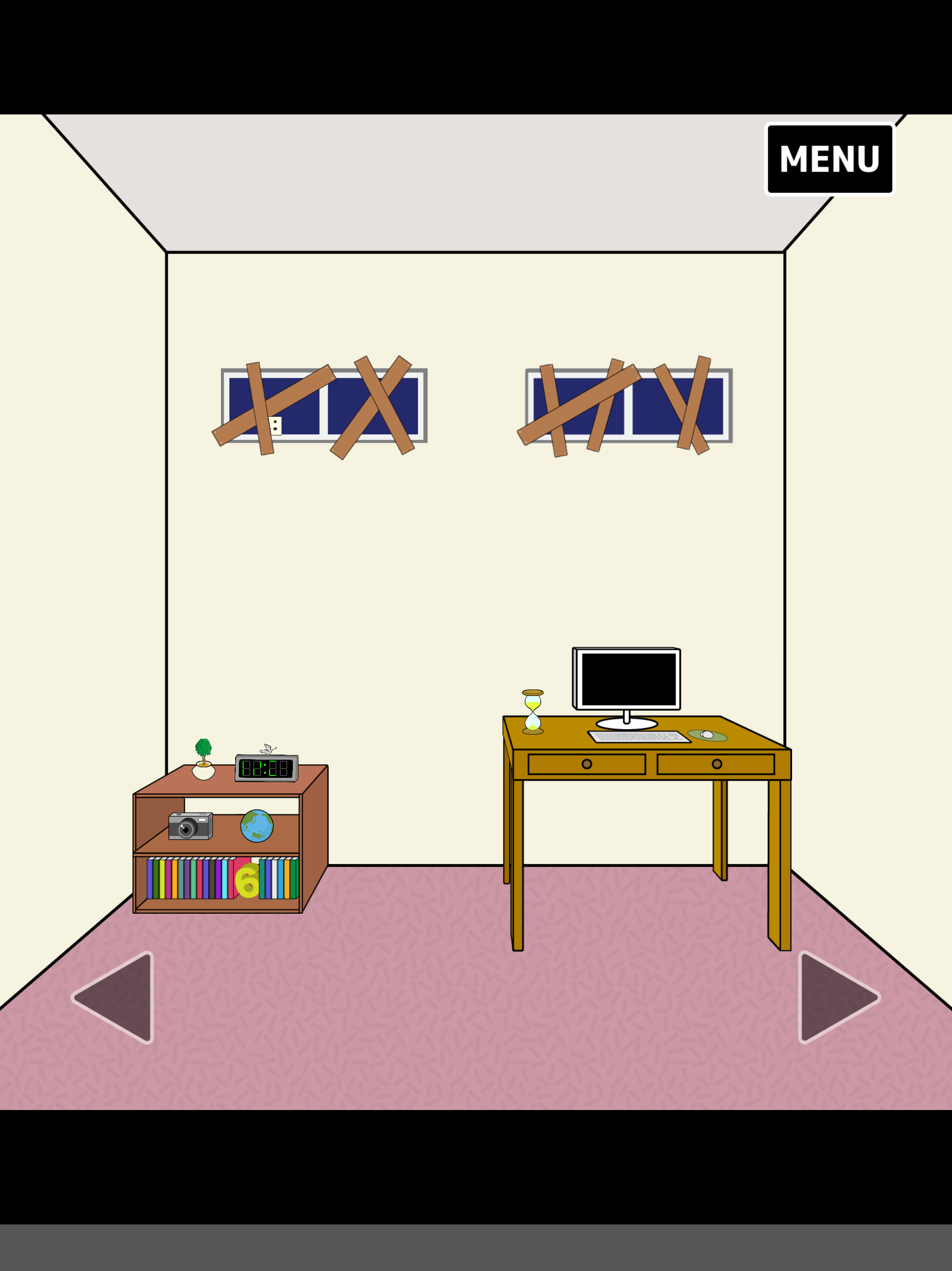 脱出ゲーム　〜雨音の響く部屋〜