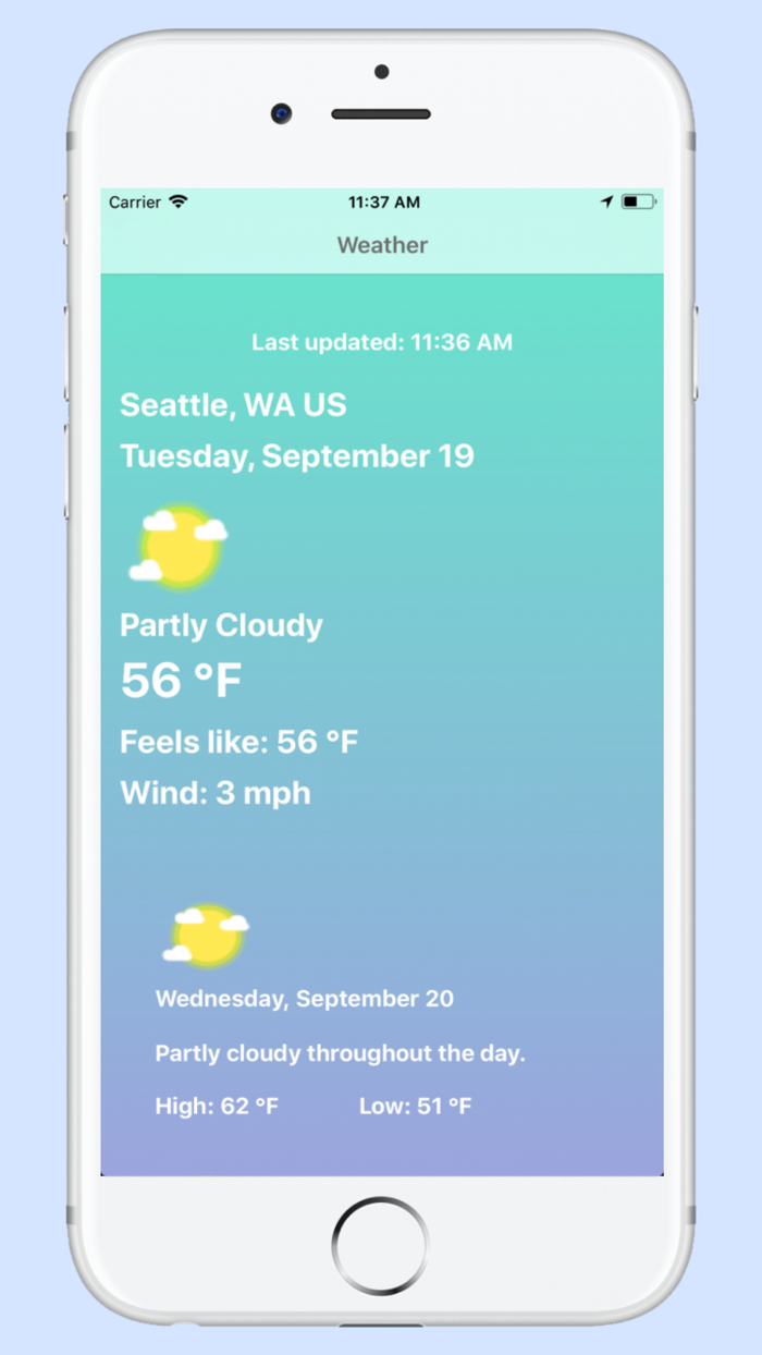 Weather - Pro - Blue