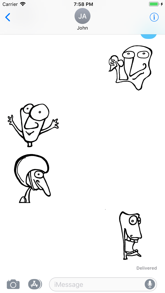 FACE UP® Sticker Studio BandW