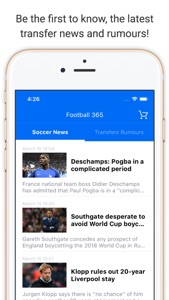 Football 365 - Soccer news mls screenshot #1 for iPhone