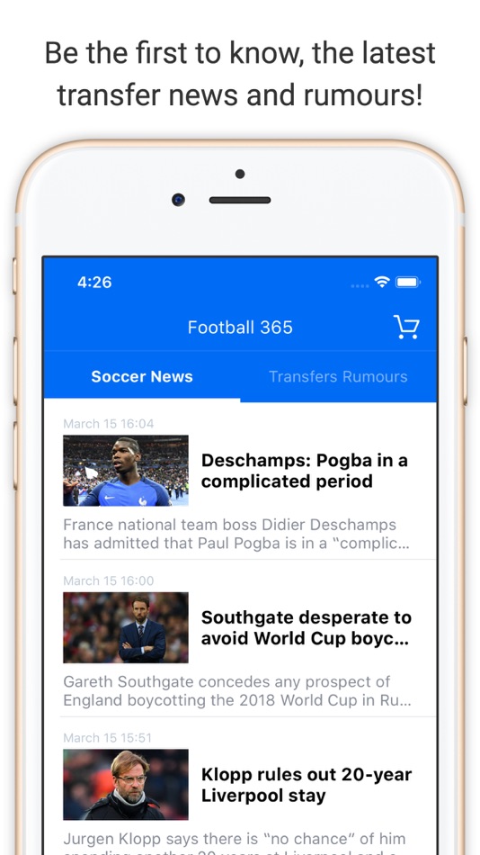Football 365 - Soccer news mls - 1.0.1 - (iOS)