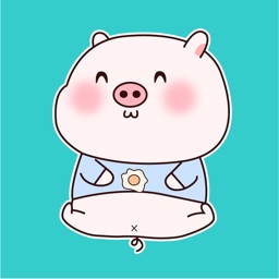 Smiley Pig Animated Stickers