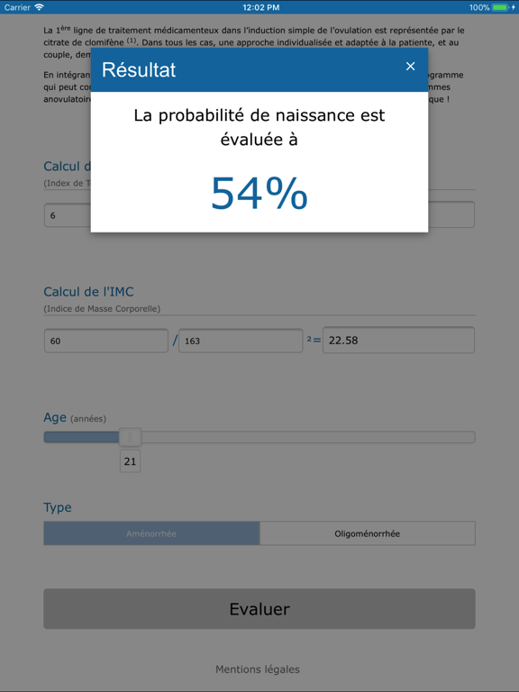 Screenshot #6 pour Fertilité Gynositol