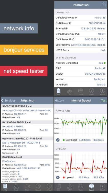 Network Analyzer - wifi scanner, speed test, tools