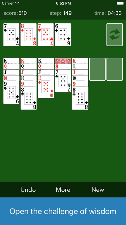 Solitaire-classic poker game