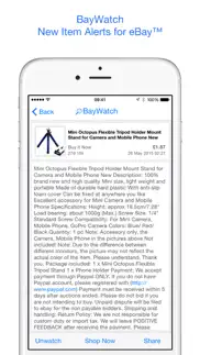 baywatch - alerts for ebay iphone screenshot 3