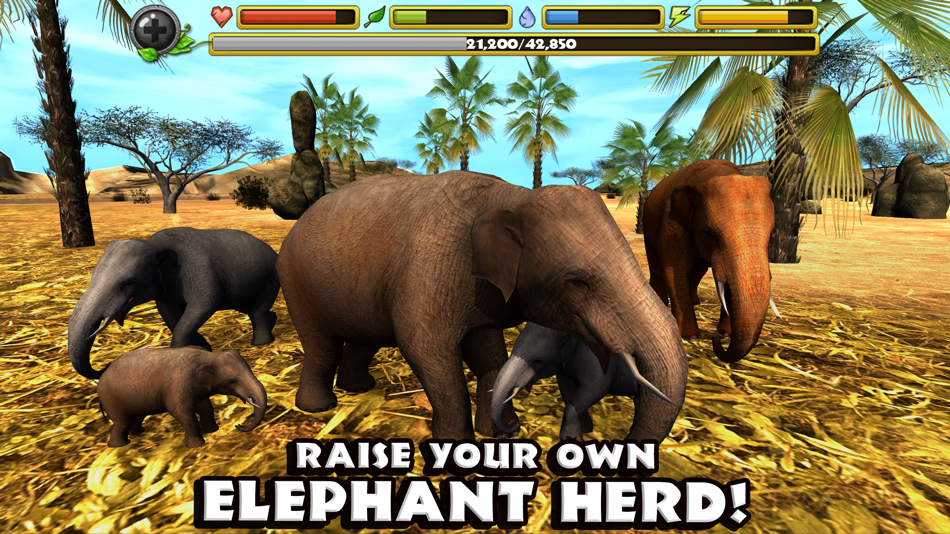 #2. Elephant Simulator (iOS) 来自: Gluten Free Games