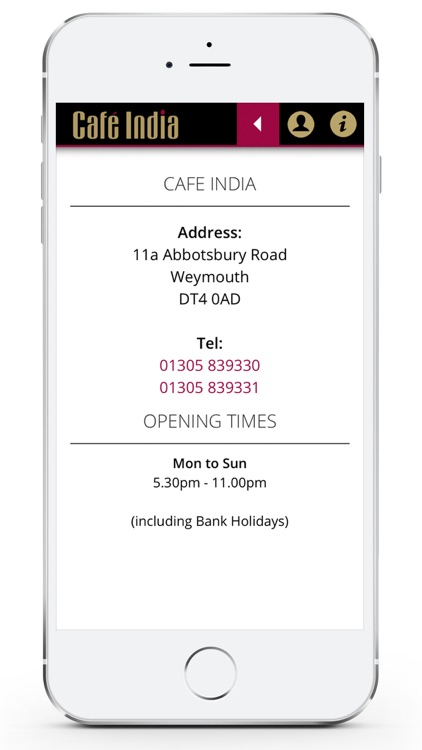 Cafe India Weymouth