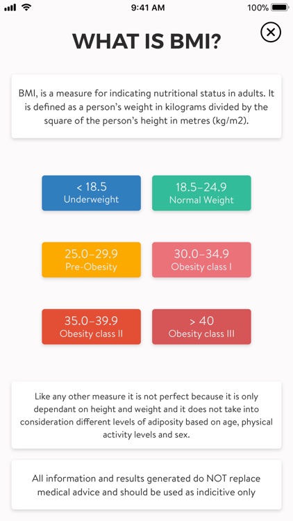 simpleBMI - BMI made easy screenshot-4