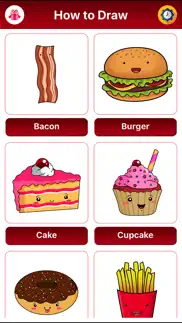 how to draw food step by step iphone screenshot 1